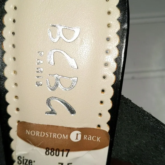 BCBG Paris Women's Size 7.5 Cork Wedge Heel Slip On Sandals - Picture 2 of 14